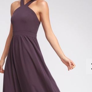 Purple Maxi Dress / Bridesmaid dress